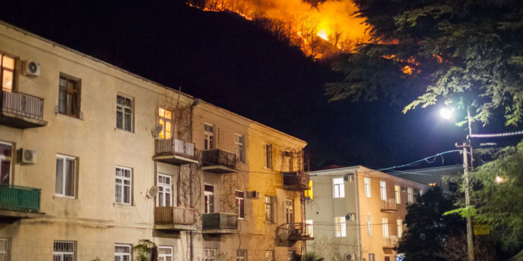 Sokhumi Rejects Tbilisi’s Help in Extinguishing Fires