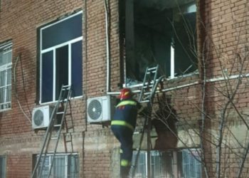 Firefighters Save Traumatology Center Patients in Tbilisi