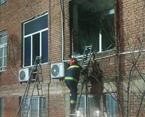 Firefighters Save Traumatology Center Patients in Tbilisi