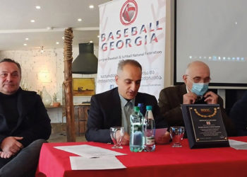 Goga Datunashvili, President and Gela Chikhradze, Executive Board Member, founder of Georgian Baseball