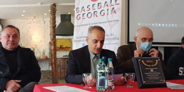 Goga Datunashvili, President and Gela Chikhradze, Executive Board Member, founder of Georgian Baseball