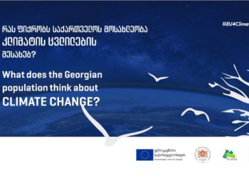Georgians See Climate Change as a Top-three Challenge for Humanity
