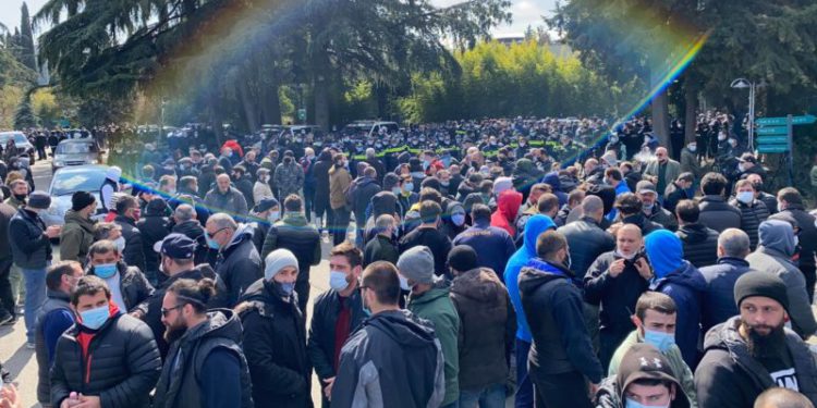 Protest over Rugby President Elections