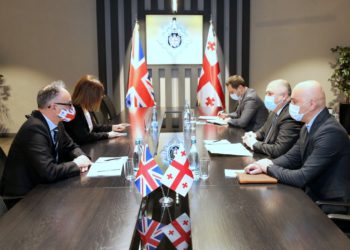 Grigol Liluashvili Meets with Ambassador of United Kingdom