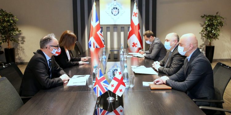 Grigol Liluashvili Meets with Ambassador of United Kingdom