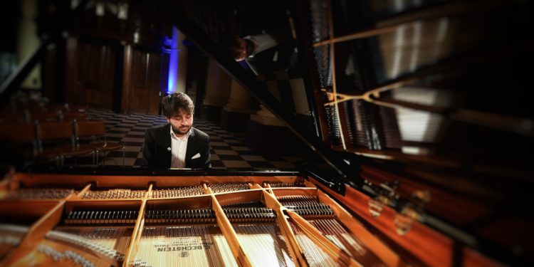 Georgian Pianist Luka Okros Receives a 125,000$ Bechstein Concert Piano