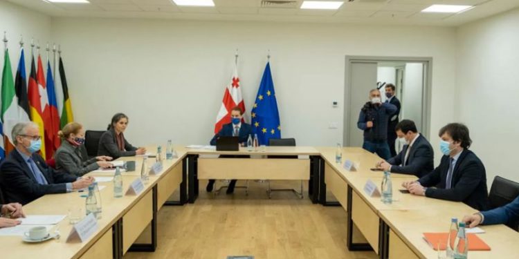 EU Mediator Danielsson Continues Working with Georgian Political Parties