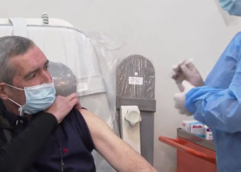 Paata Imnadze First Person in Georgia to be Vaccinated