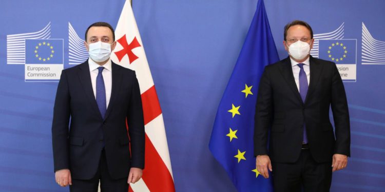 PM, European Commissioner for Neighborhood & Enlargement Discuss Georgia’s Euro-Atlantic integration