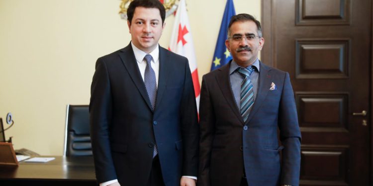 Archil Talakvadze Meets with Ambassador Extraordinary and Plenipotentiary of Republic of India