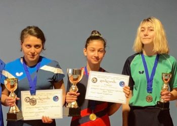 12-year-old Anastasia Chkhartishvili Becomes Table Tennis Champion among Women in Tbilisi