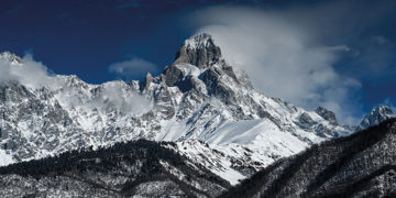 The Caucasus mountains
