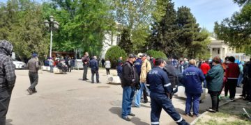Rustavi Azot Workers on Strike