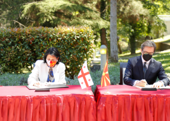 Presidents of Georgia and Northern Macedonia Sign Visa-Free Travel Agreement