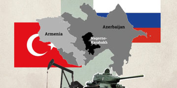 Turkey’s very vocal and active support of Azerbaijan cuts at the very essence of Russia’s role as a regional arbiter. Image source: gzeromedia.com