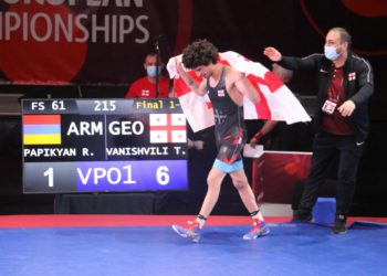 Teimuraz Vanishvili Becomes European Champion Among Wrestlers Under 23