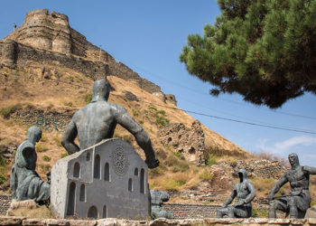 Monument to the Georgian Warrior Heroes. Gori. Sculptor: Giorgi Ochiauri