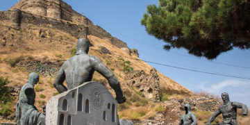 Monument to the Georgian Warrior Heroes. Gori. Sculptor: Giorgi Ochiauri