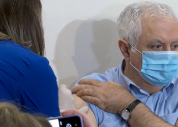 Amiran Gamkrelidze Gets Vaccinated with Sinopharm Vaccine