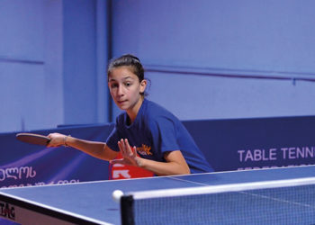 Anastasia Chkhartishvili, 12, a Rising Star of Table Tennis, Prepares to Participate in the European Championship in Croatia