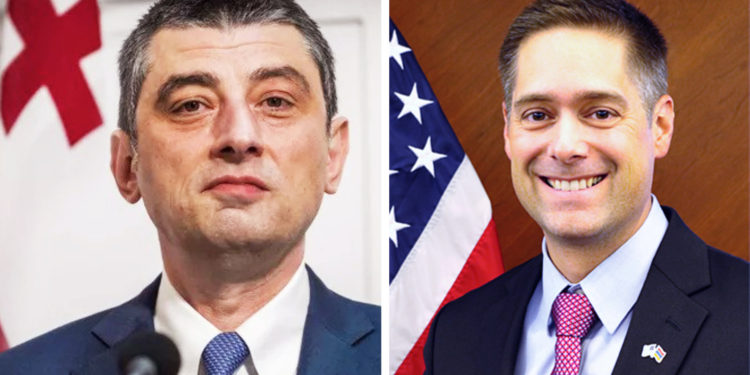 Ex-PM Gakharia Discusses His Party’s Plans, Political Issues with American Partners