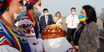 President of Georgia Visits Ukraine