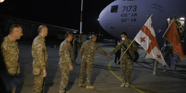 Last Georgian Unit Returns to its Homeland from Afghanistan