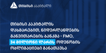თიბისი კაპიტალის მეშვეობით, ნიდერლანდების განვითარების ბანკმა 34 მილიონი ლარის ოდენობის ობლიგაციები განათავსა