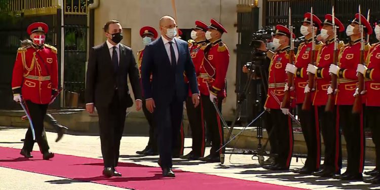 PM of Georgia Hosts PM of Ukraine
