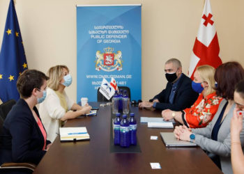 UNDP Acting Head Anna Chernyshova Met Public Defender Nino Lomajria on 11 June