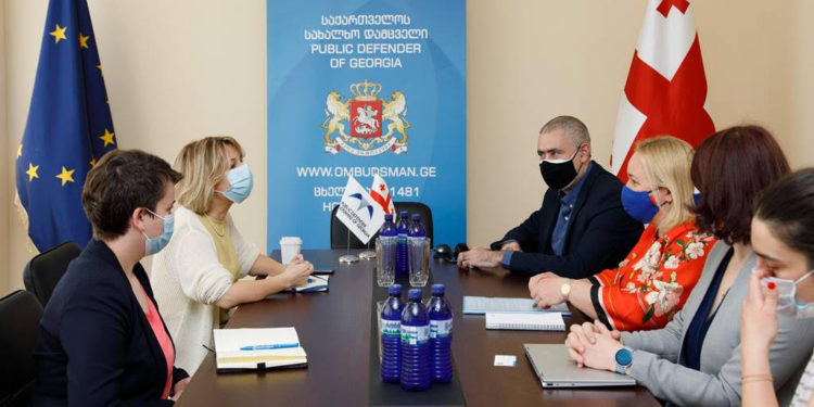UNDP Acting Head Anna Chernyshova Met Public Defender Nino Lomajria on 11 June