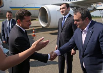 Volodymyr Zelensky Arrives in Georgia