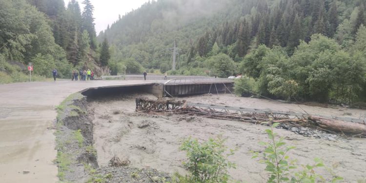 Heavy Rain Hits Western Georgia, Highland Villages Cut off from outside World