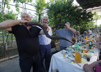A Georgian feast. Photo by Tony Hanmer
