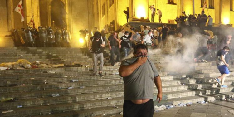 DOS: Significant Clashes Took Place in June 2019 when Protesters Attempted to Enter Parliament