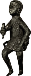 Bronze Iron Age statue of the "tamada" (Toastmaster)