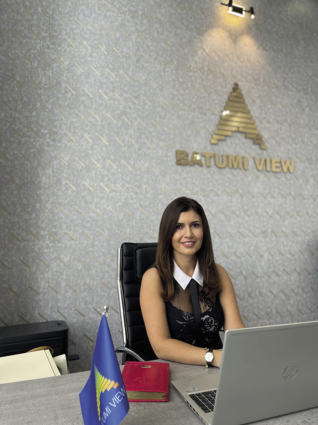 Irma Kamadadze. sales and marketing department head, Batumi View