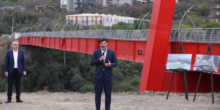 Construction of Car Bridge between University St and Bagebi Begins