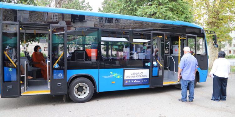 Mobile Vaccination Point Opens in Zugdidi