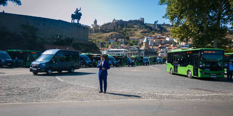 35 New Buses to Start Operating in Tbilisi September 23