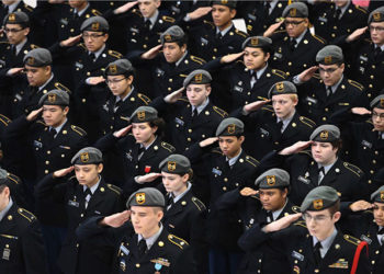 United States Army JROTC Cadets. By Bill Roth / AND