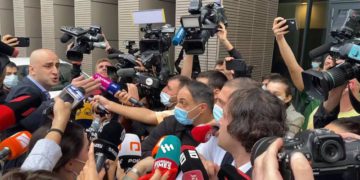 Physical Confrontation Occurs between GD Leader Kobakhidze, UNM Chairman Melia