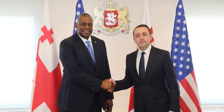 PM to Lloyd Austin: Your Visit is Strong Message that US Supports Georgia’s Sovereignty, Territorial Integrity