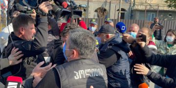 5 People Detained near the 20th Polling Station in Zugdidi