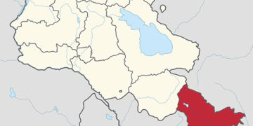 Syunik (Azerbaijani: Zangezur) Province of Armenia, which separates Nakhichevan and the rest of Azerbaijan