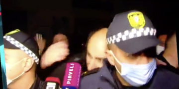 Confrontation Occurs between Nika Melia, GD Reps