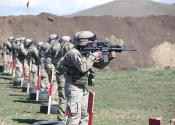 Georgian soldiers undergo U.S. Marine Corps training at the Vaziani training base in 2013. Source: United States Marine Corps photo
