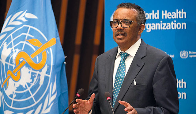 WHO Director-General, Dr Tedros Adhanom Ghebreyesus. Photo by WHO/Chris Black