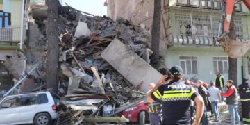 Rescuers Save two Minors from Ruins after Residential Building Collapses in Batumi