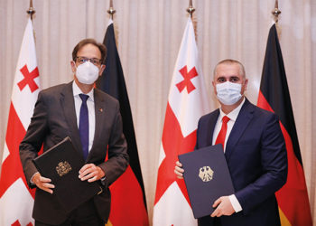 On November 5, Minister of Finance Lasha Khutsishvili and Ambassador Knirsch signed an agreement on financial cooperation between the governments of Georgia and Germany, providing for an additional grant of 5.2 million Euros for the project “Biodiversity and Sustainable Local Development – Georgia.”